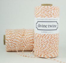 Orange bakers twine
